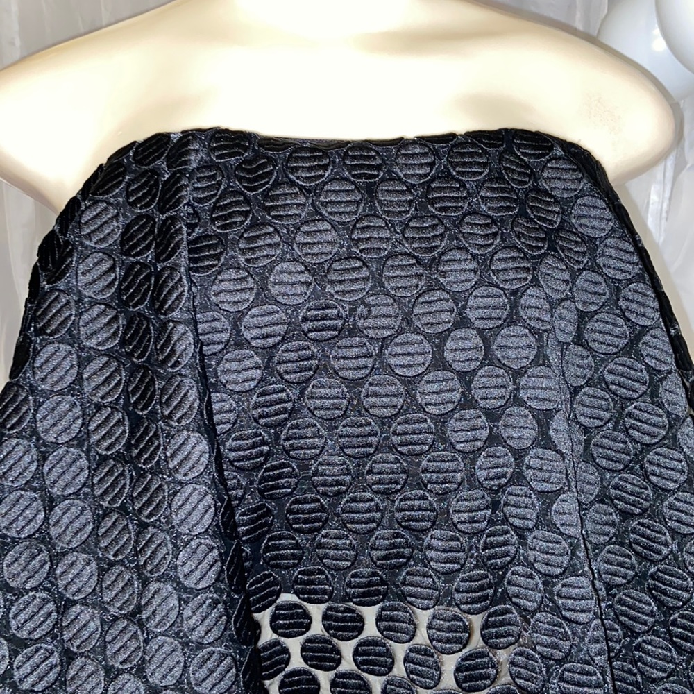 Sexy Nicholas Black Lace Flare Sleeveless Top - Picture 5 of 11